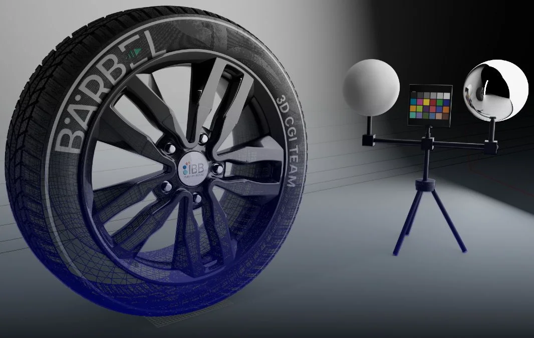 ein Rad mit einem Radstand und einem Rad